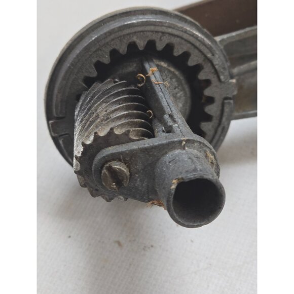 Vintage BOSTON BULLDOG Pencil Sharpener Orange Swirl Bakelite - Picture 14 of 16